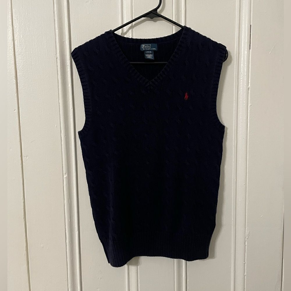 Polo Ralph Lauren v neck vest sweater